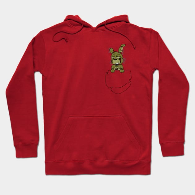 FNAF Springtrap Pocket Hoodie by oh_shoot_arts